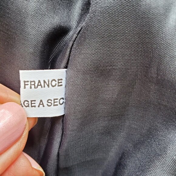 Cuirs Fourrures Genuine Leather Shorts Black Made in France Size 42 - Picture 10 of 16